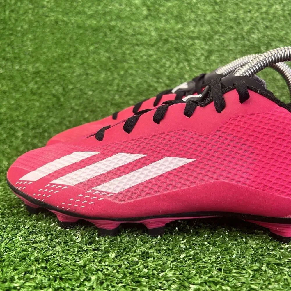 Adidas X Speedportal 4 FGX Soccer Cleats Men's US 7 / EU 39.5 Pink & Black Boots